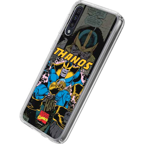Marvel Classic Comics Thanos Galaxy A50 Clear Case